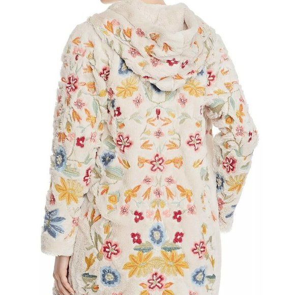 Johnny Was Sona Fur Coat Cream - B41619-7 - Picture 2 of 2